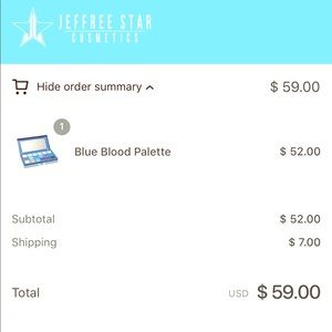 Jeffree Star Blue Blood.  I got it!!😇